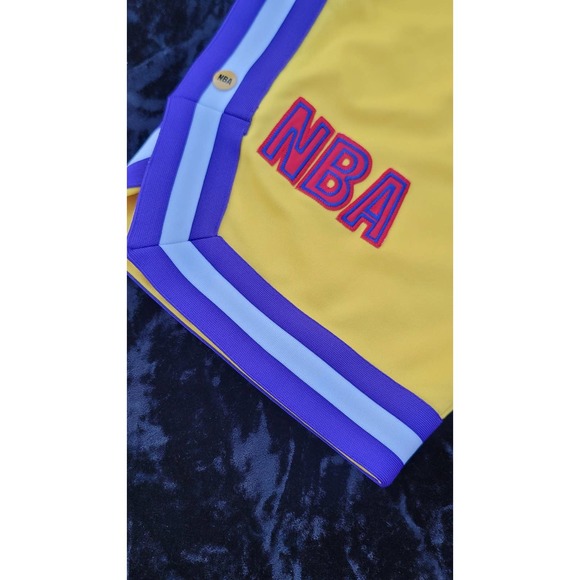 Vtg NBA Unique Sports Generation Los Angeles Lakers Tearaway Warm-up Pants - Picture 2 of 8